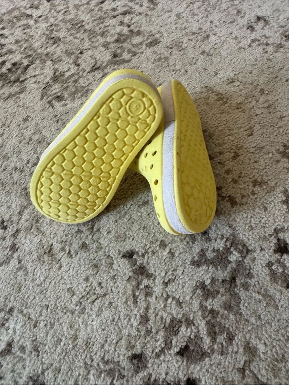 Cat & Jack - Size 5 | Yellow Kids Slip-On Foam Clog Shoes